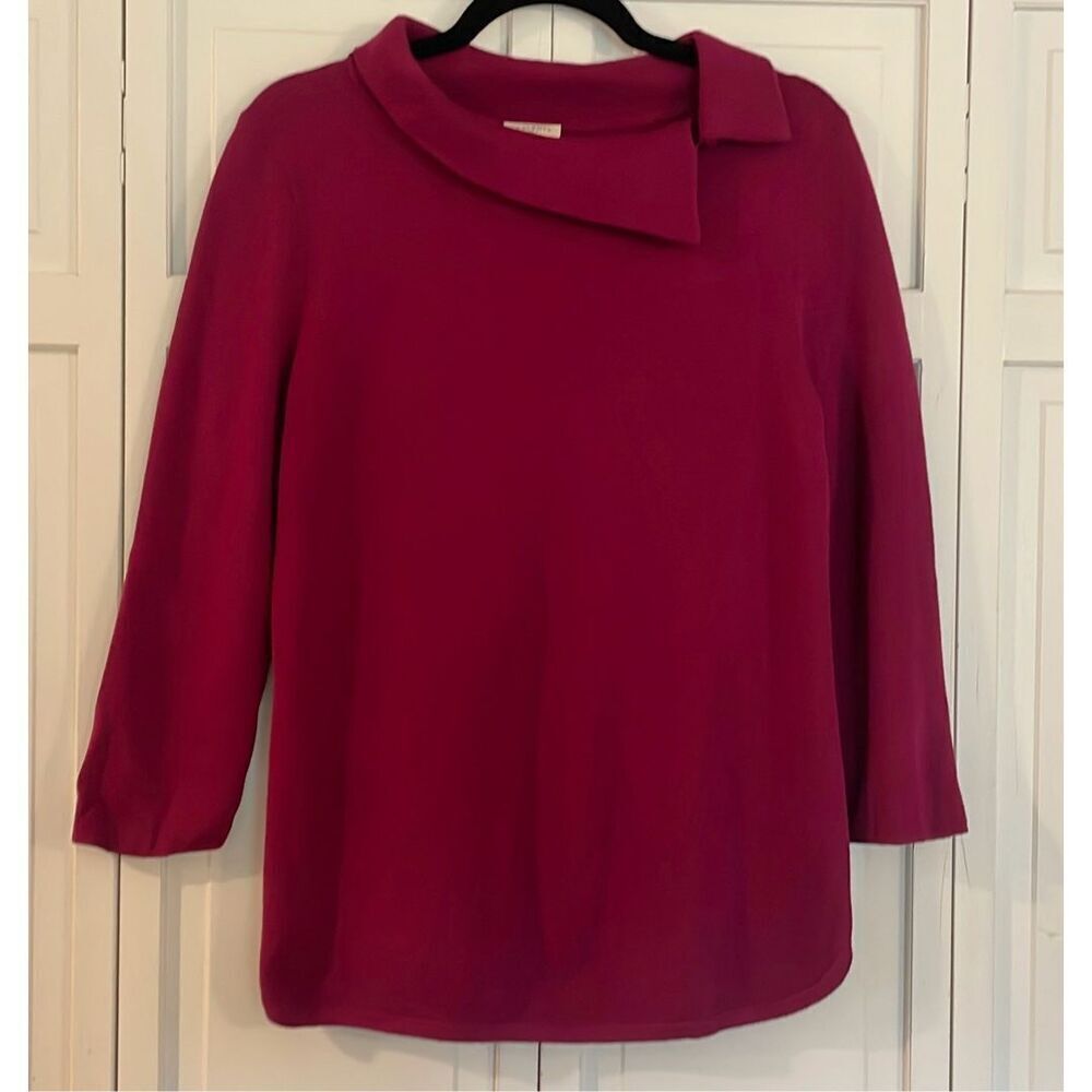Talbots split neck collar pullover sweater M - Picture 10 of 10